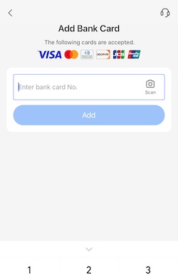 Add credit card to AliPay